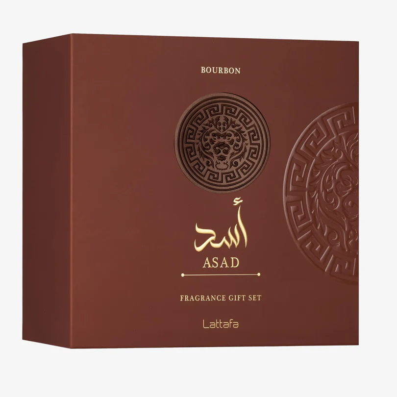 Asad Bourbon Lattafa 3 pcs Giftset