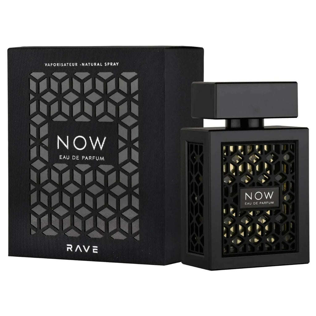 Rave Now Black Lattafa 3.4 Oz 100 ml
