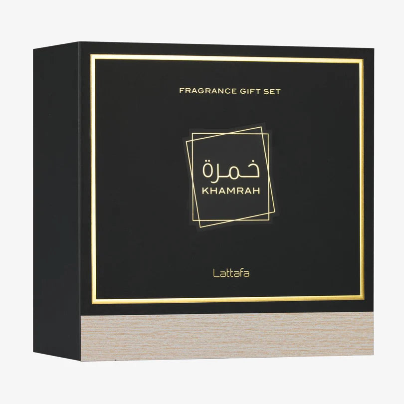 Khamrah Lattafa 3pcs Gift Set