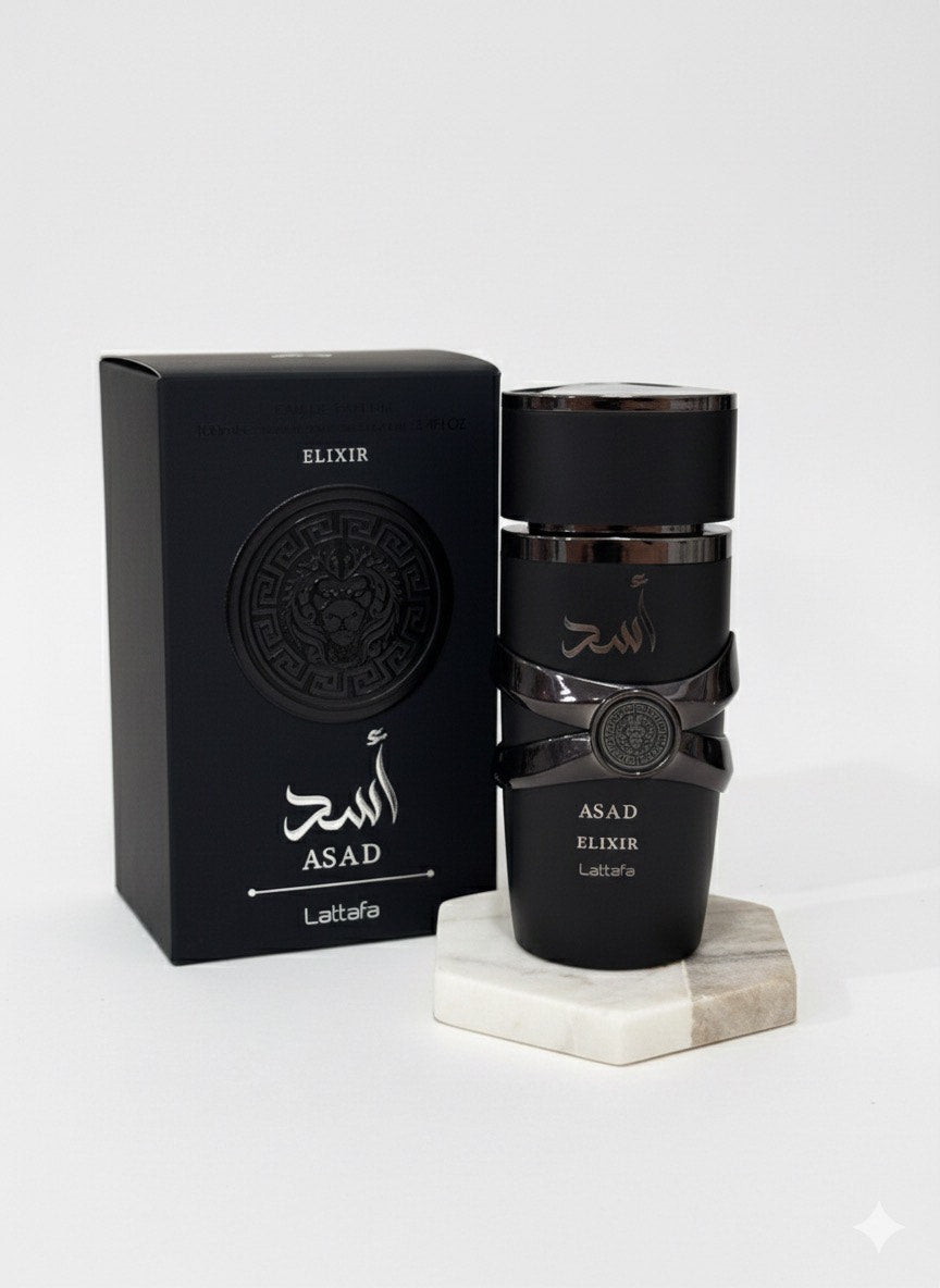 Asad Elixir Lattafa 3.4 Oz 100ml