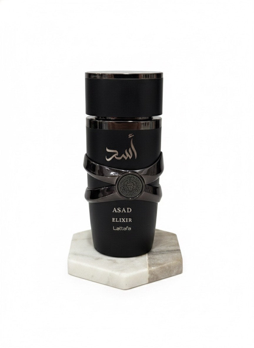 Asad Elixir Lattafa 3.4 Oz 100ml