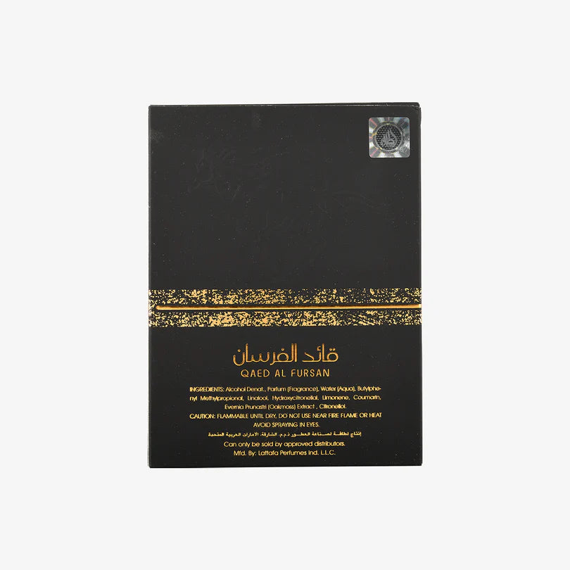 Qaed Al Fursan Lattafa Eau De Parfum 90ml