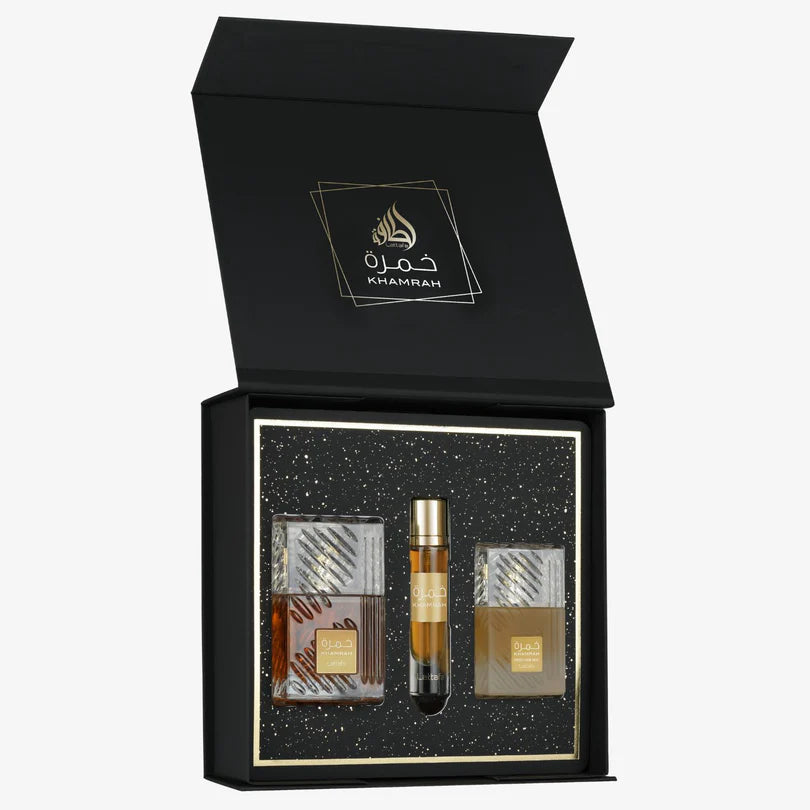 Khamrah Lattafa 3pcs Gift Set
