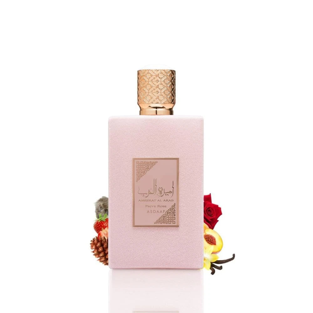 Asdaaf Ameerat Al Arab Prive Rose Lattafa 3.4oz 100ml